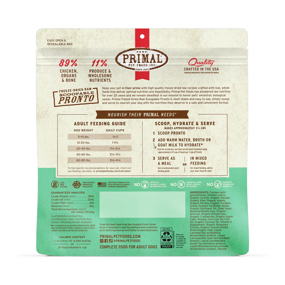 PRIM FD PRONTO DOG CHICKEN 7 OZ