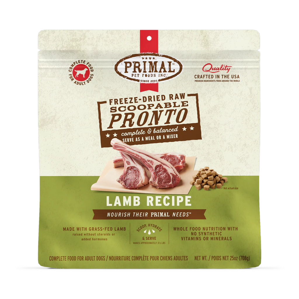 PRIM FD DOG PRONTO LAMB 7 OZ