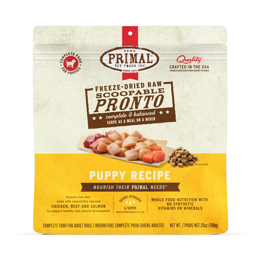 PRIM D PUPPY CHICHEN SALMON 7 OZ