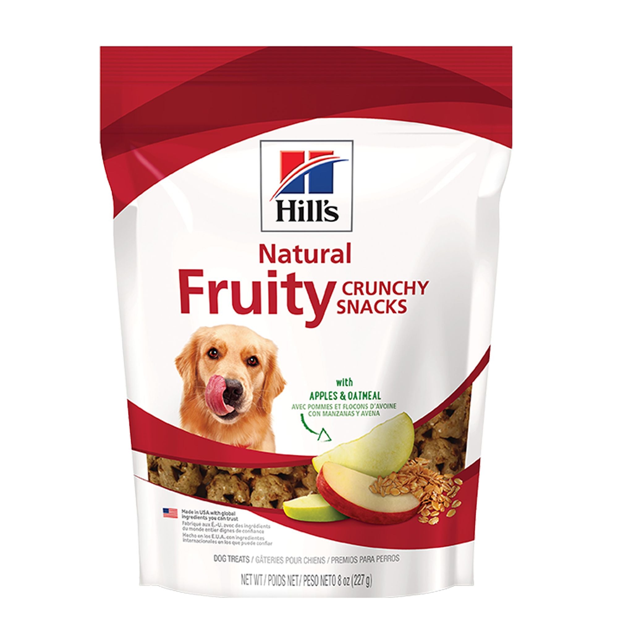 Natural Fruity Crunchy Snacks with Apples & Oatmeal Dog Treats