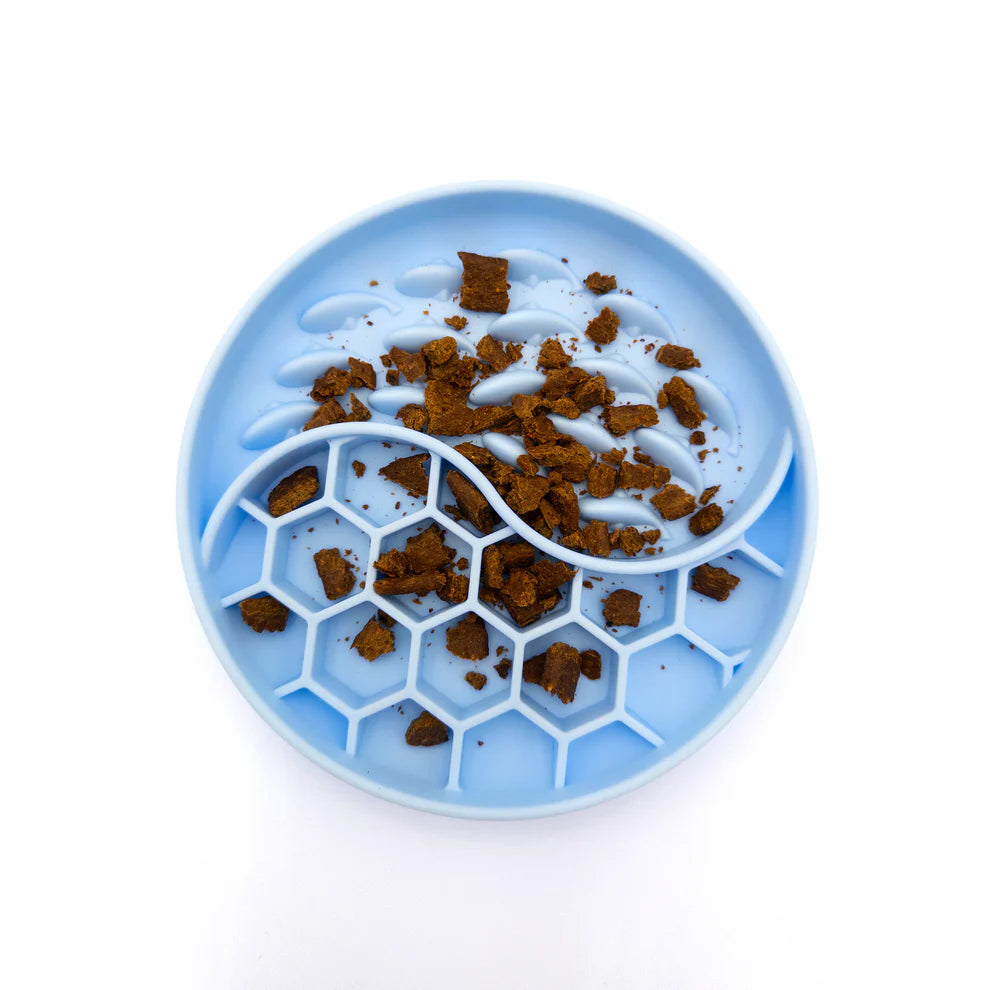 SLOW FEEDER DOG BOWL WITH SUCTION BASE