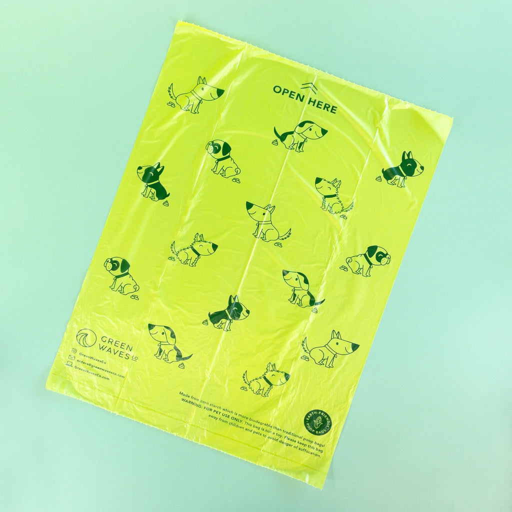 EARTH-FRIENDLY POOP BAGS