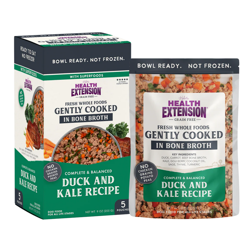 GENTLY COOKED DUCK AND KALE RECIPE 9 OZ