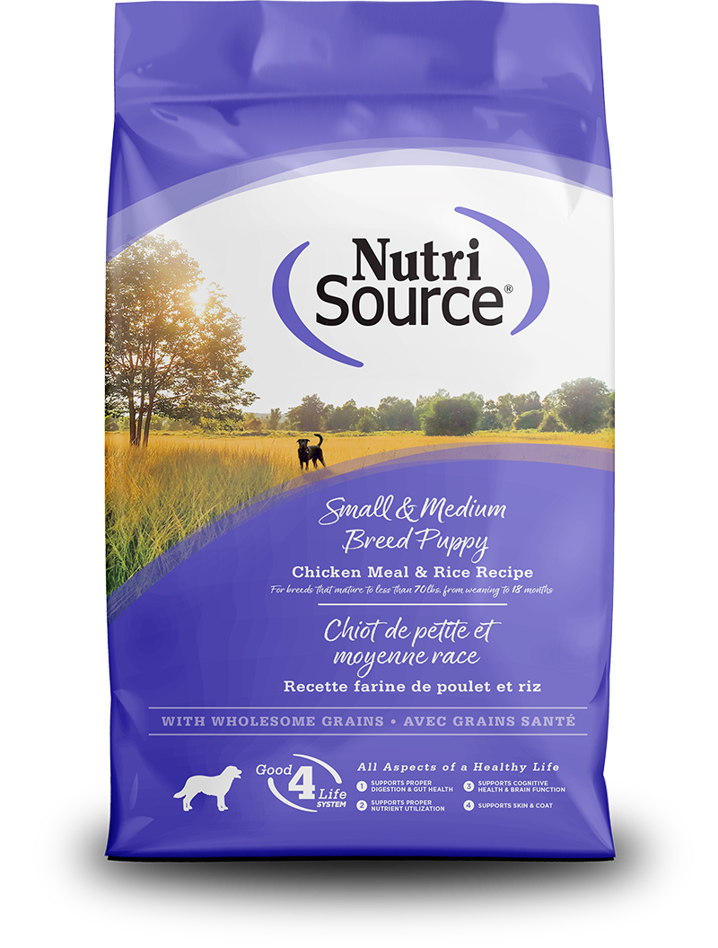 NUTRISOUCE DOG PUPPY SM/ MD CHICKEN & RICE