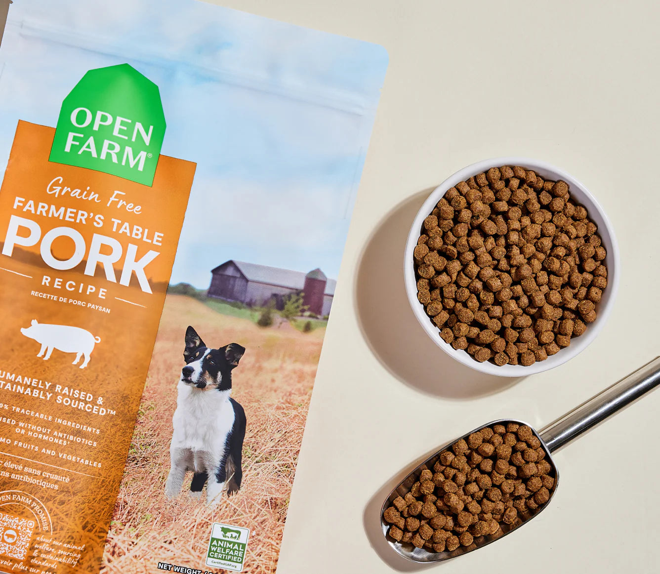 OPEN FARM Farmer's Table Pork Grain-Free Dog Kibble