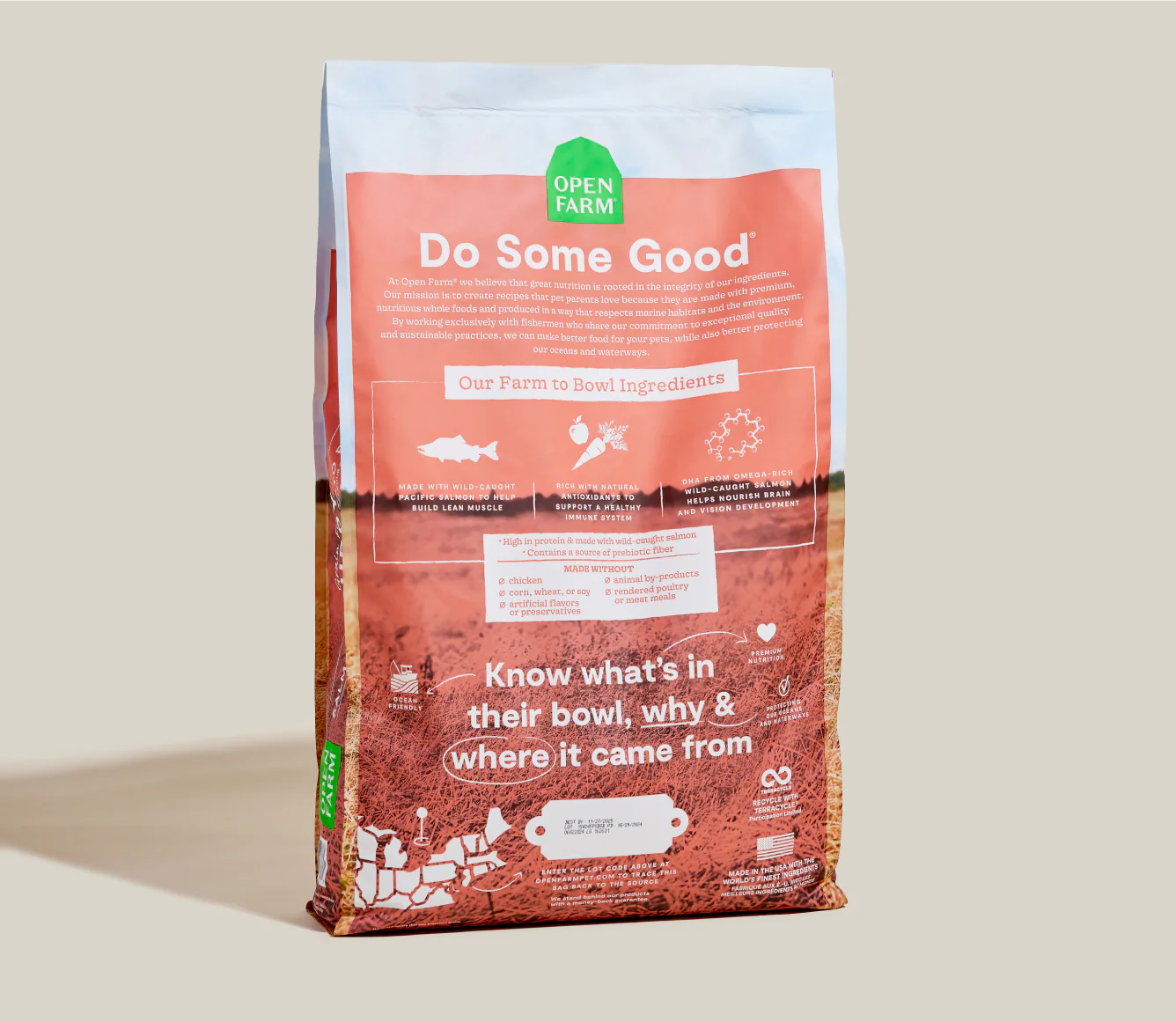 OPEN FARM Salmon Grain-Free Puppy Kibble