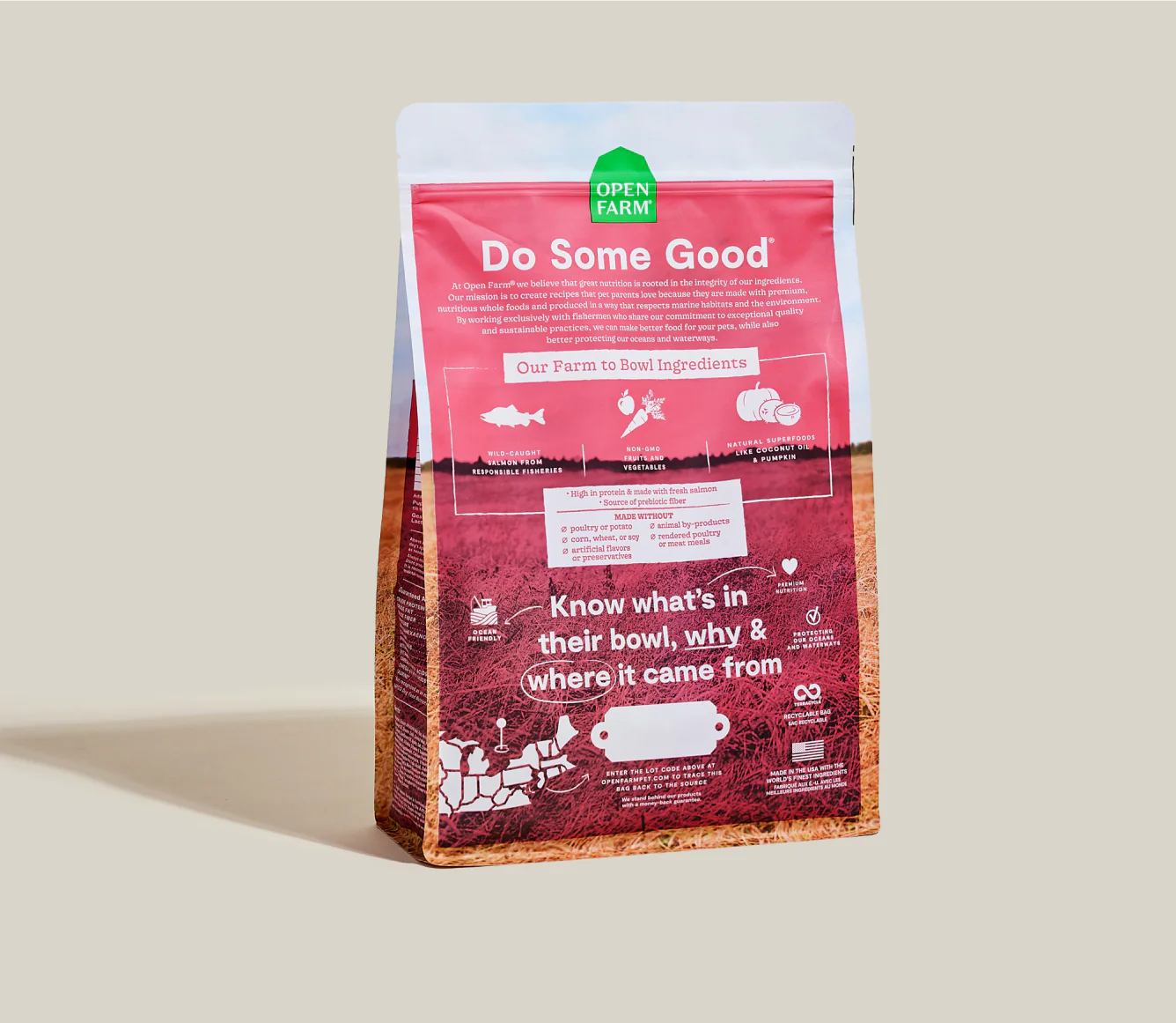 OPEN FARM Wild-Caught Salmon Grain-Free Dog Kibble