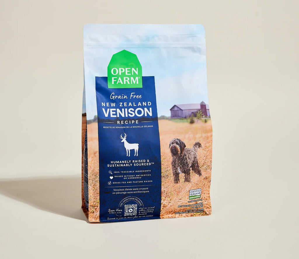 OPEN FARM New Zealand Venison Grain-Free Dog Kibble