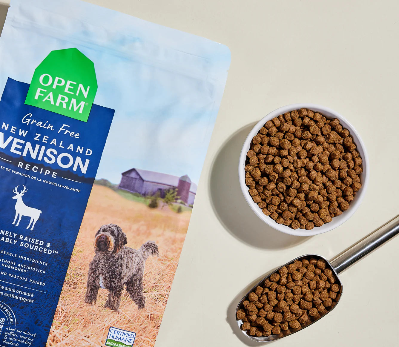 OPEN FARM New Zealand Venison Grain-Free Dog Kibble