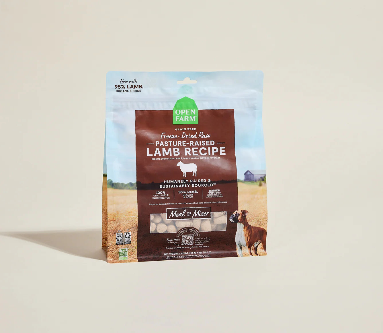 OPEN FARM DOG FD RAW LAMB 13.5 OZ