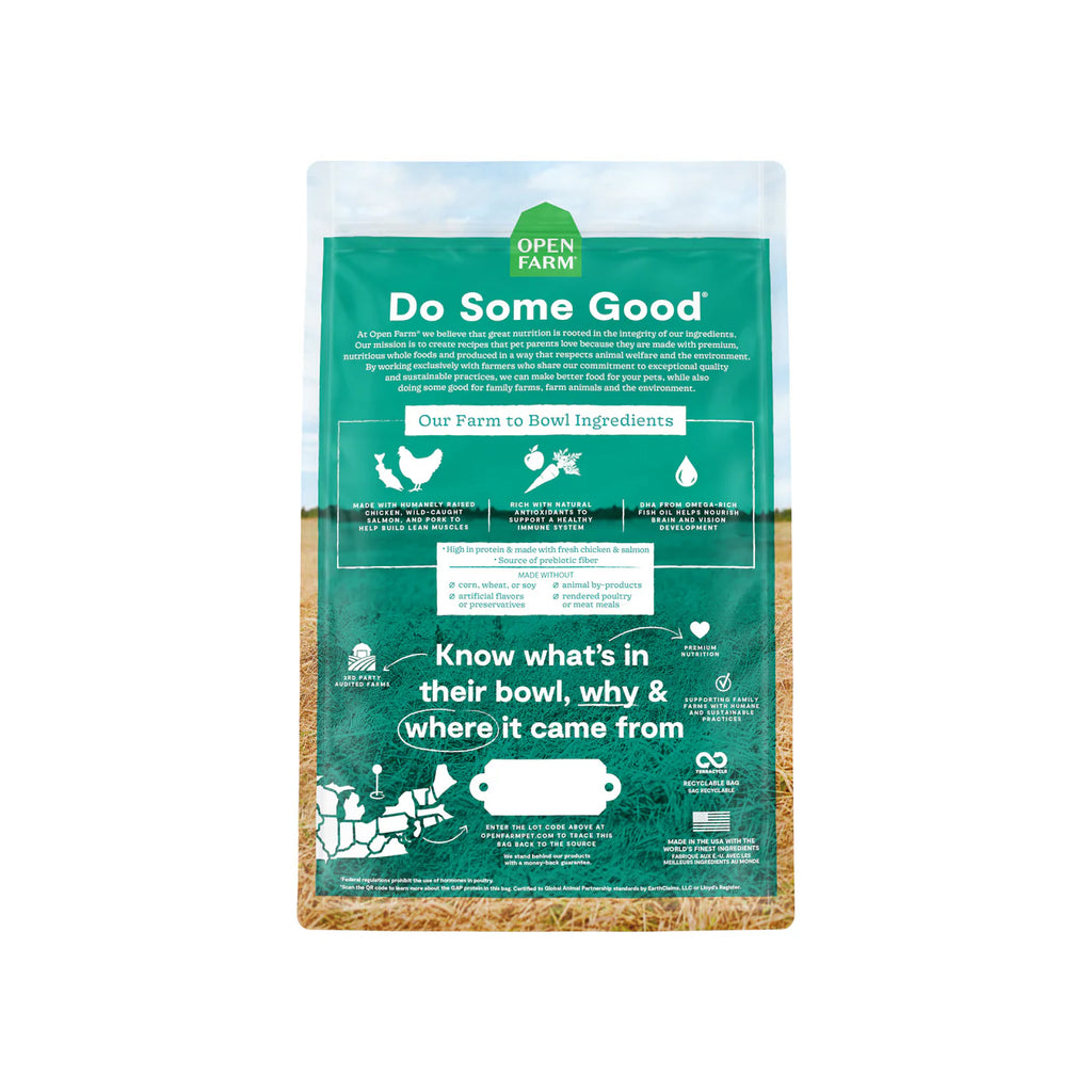 Open Farm Grain Free Dry Puppy Food - Chicken & Salmon