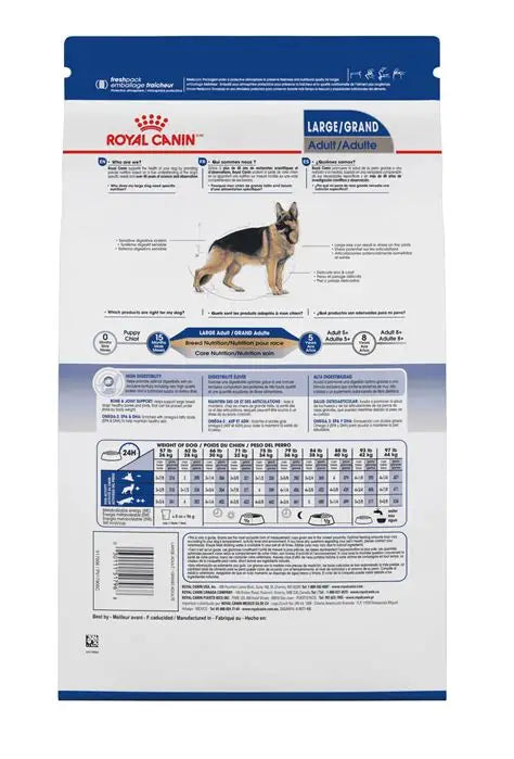 Royal Canin LARGE ADULT 30LBS