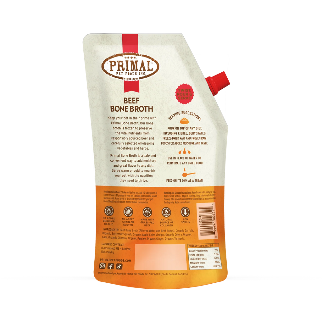 PRIMAL FRZN BONE BROTH BEEF