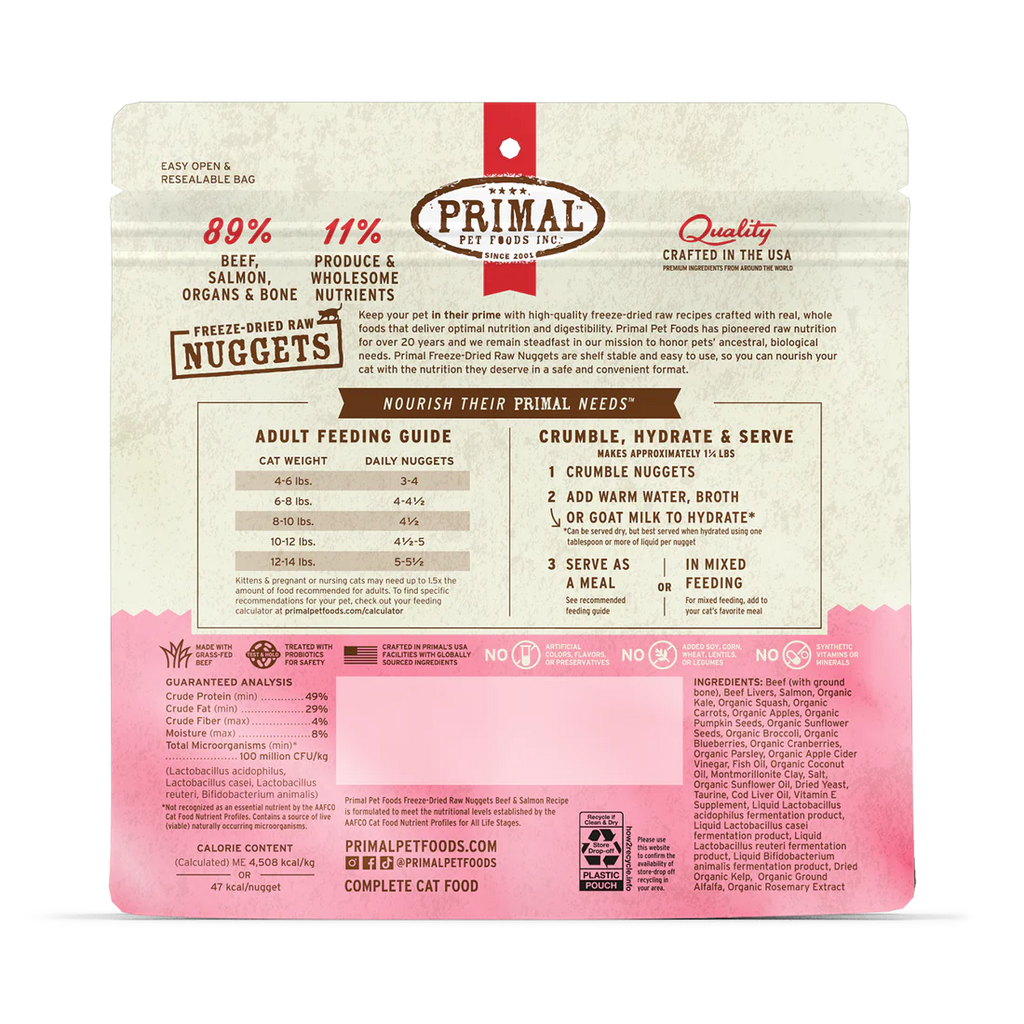 PRIM FD CAT BEEF AND SALMON 5.5 OZ