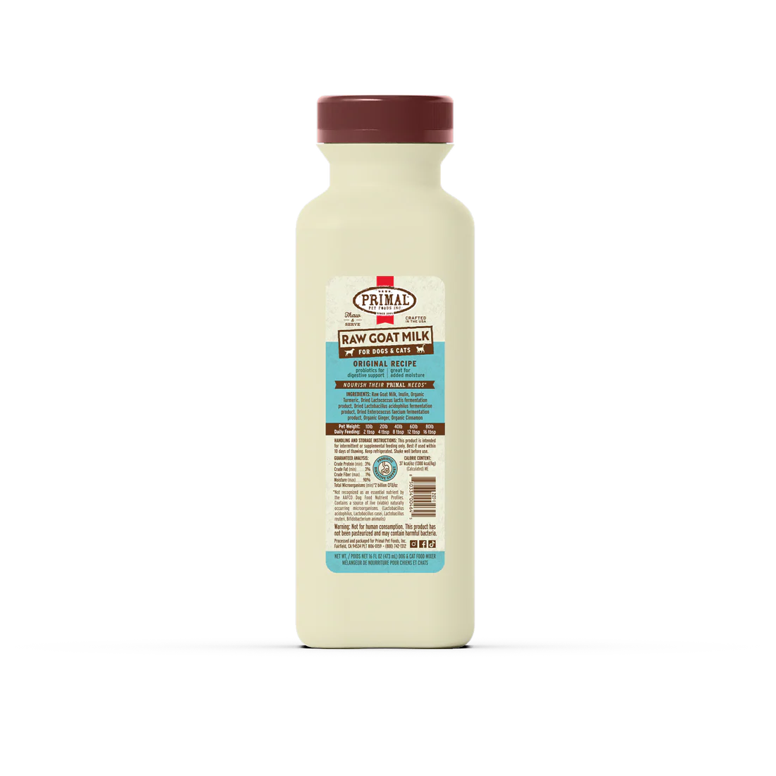 PRIM FRZN GOATS MILK