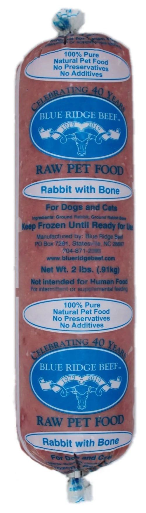 BRB FRZN DOG/CAT RABIT W/BONE 