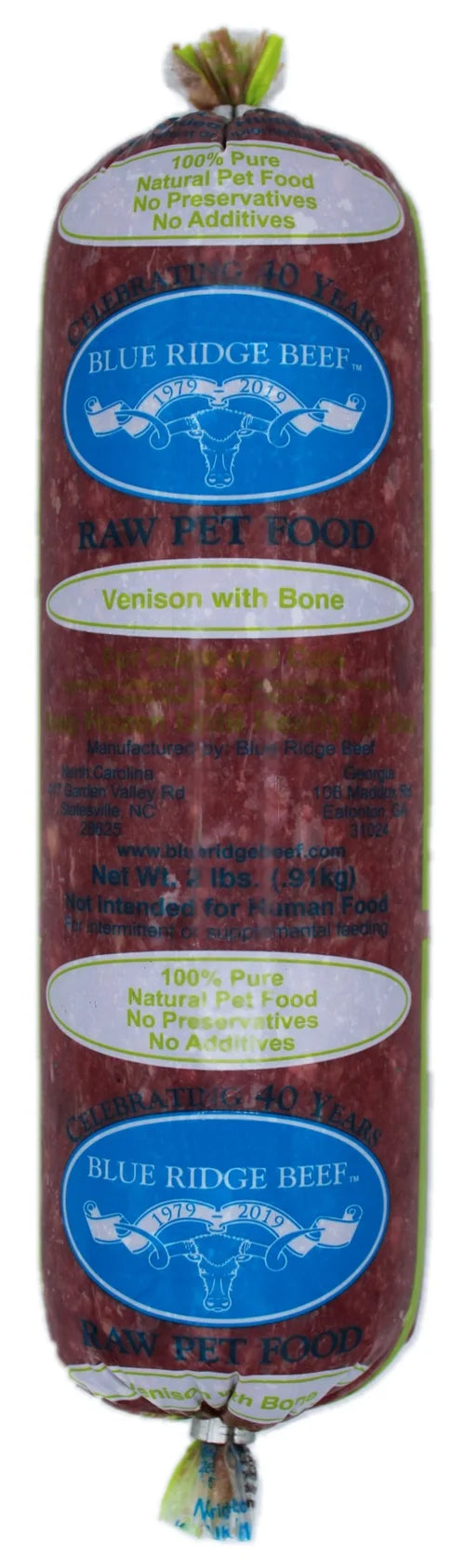 BRB FRZN DOG/CAT VENISON W/BONE 